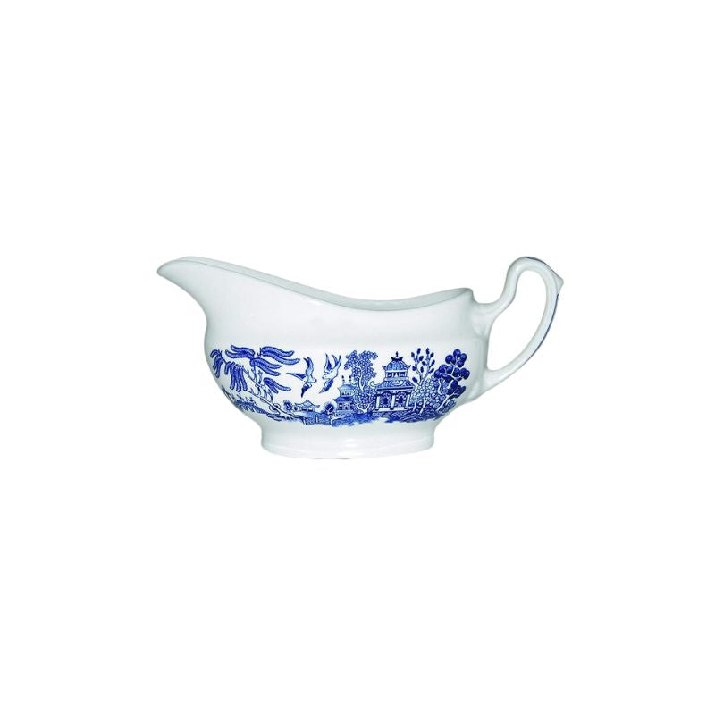 Churchill Blue Willow Dinnerware (Gravy Boat 12 Oz)